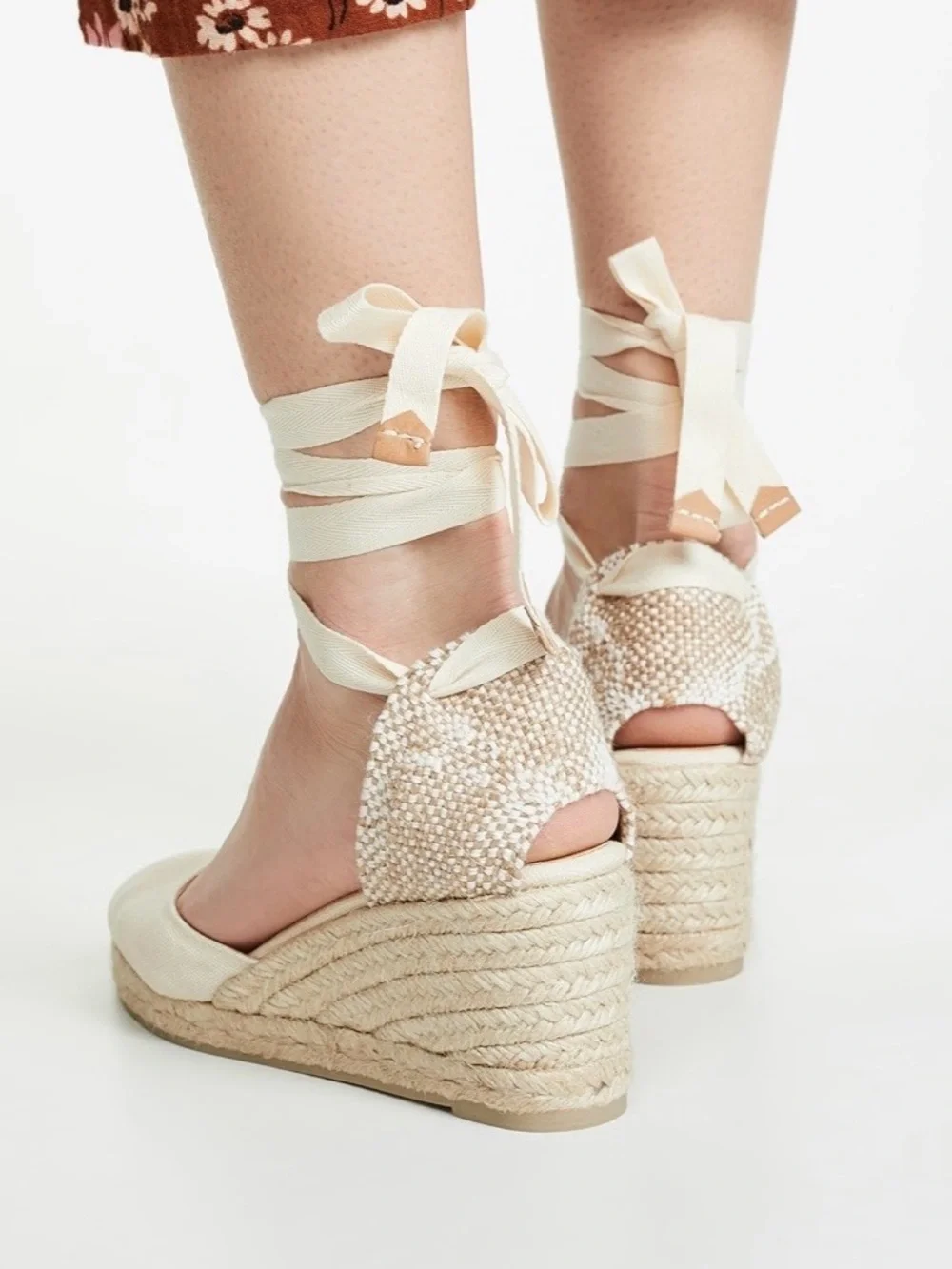 NIB Castañer Carina Wedge Espadrilles Size 38!